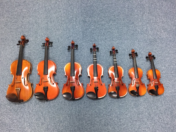 ヴァイオリン７台