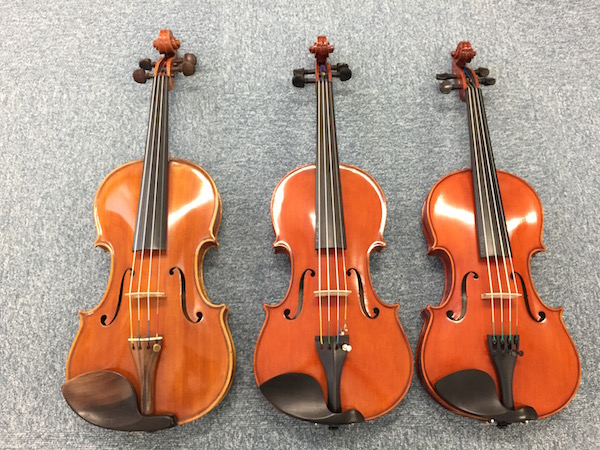 ヴァイオリン３台