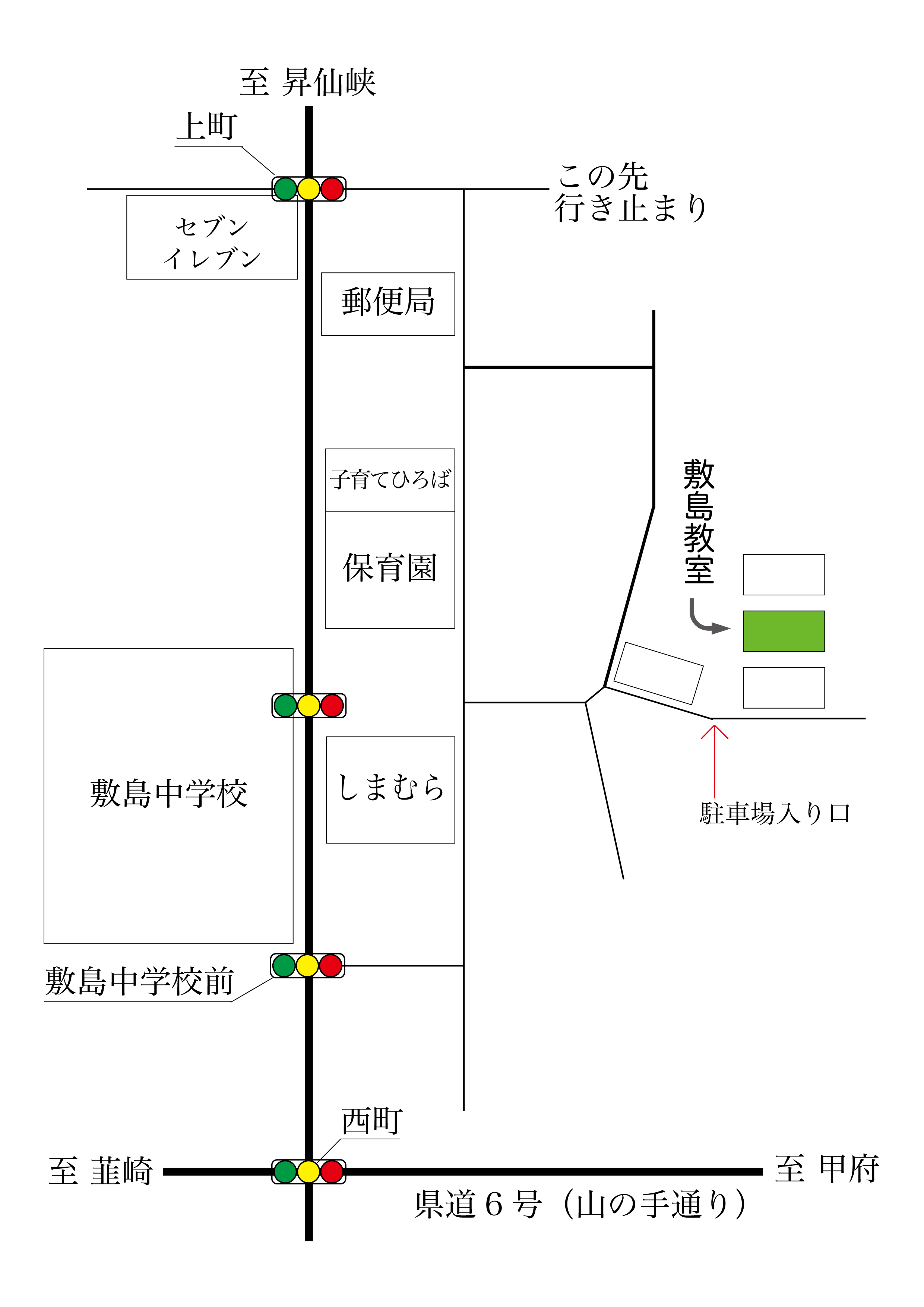 敷島教室の地図